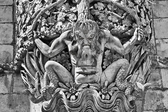 Gargoyle on Pena Palace in Sintra