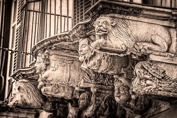Baroque Balcony in Modica
