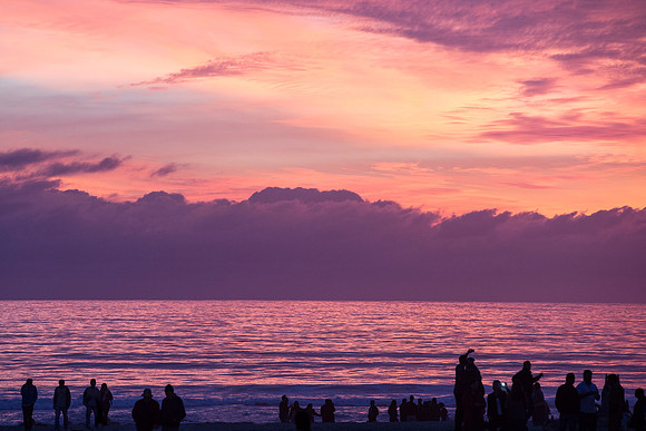 Brilliant Sunset on Coronado Beach