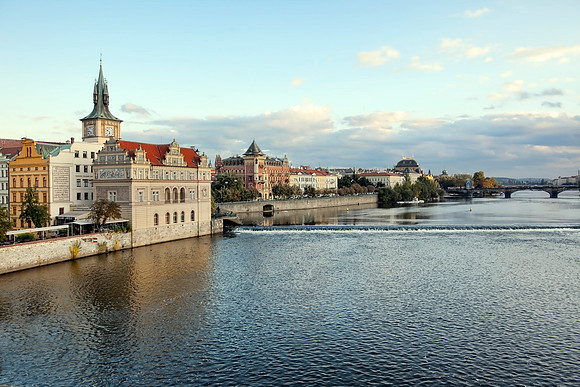 Vltava River from Charles Bridge