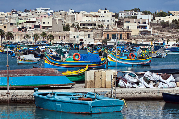 Marsaxlokk Malta Fishing Village