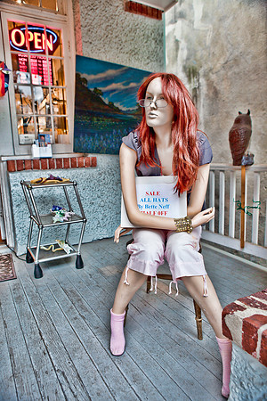 Mannequin in Storefront in New Orleans