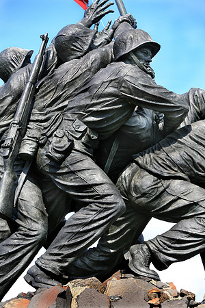 Iwo Jima Memoral Sculpture