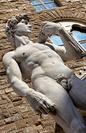 David Statue by the Uffizzi