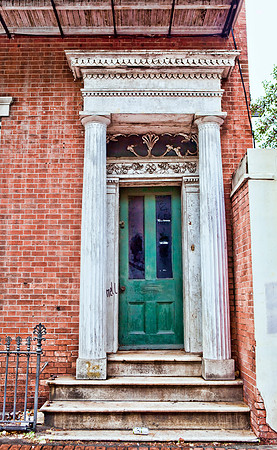 Old Front Door in New Orleans, Louisiana