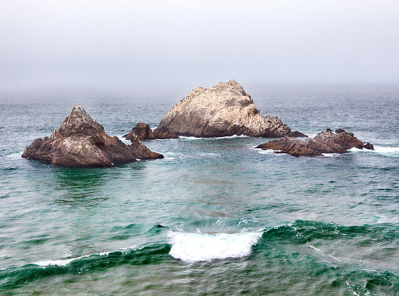Three Rocks near Cliff House San Francisco