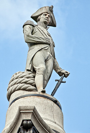 Lord Trafalgar Statue at Trafalgar Square