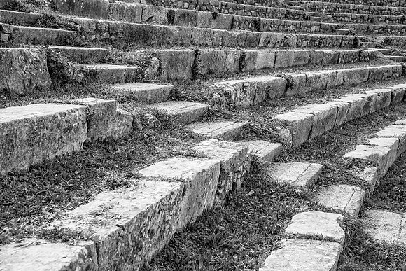 Taormina Greek Theater Seating Detail