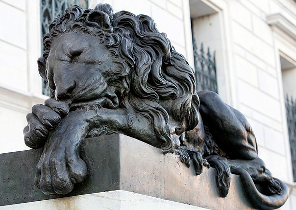 Corcoran Museum Lion Sculpture