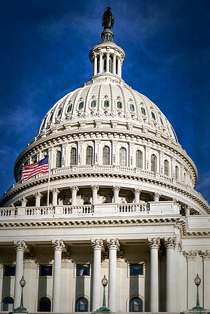 US Capitol Building at the Golden Hour