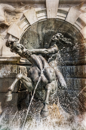 Library of Congress Fountain in Washington, DC
