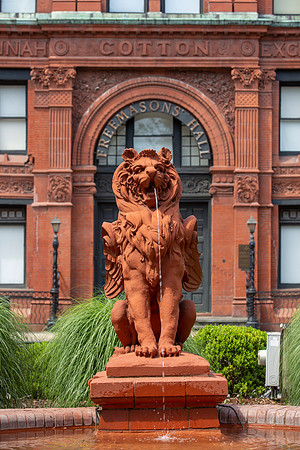 Cotton Exchange Building Lion 1