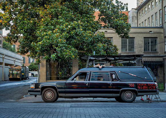 Ghost Tour Hearse