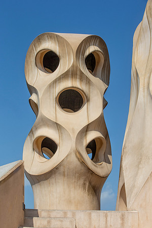 Antonio Gaudi Chimney on Casa Batllo