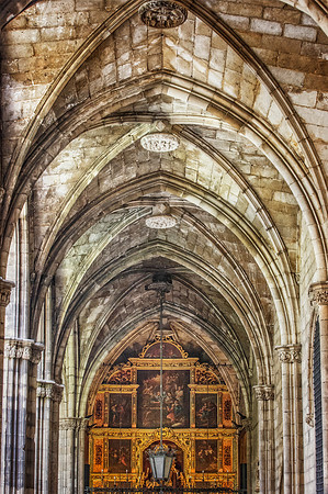 Interior Courtyard of Barcelona's Cathedral