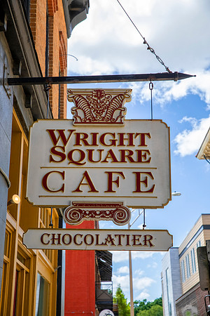 Wright Square Cafe Sign
