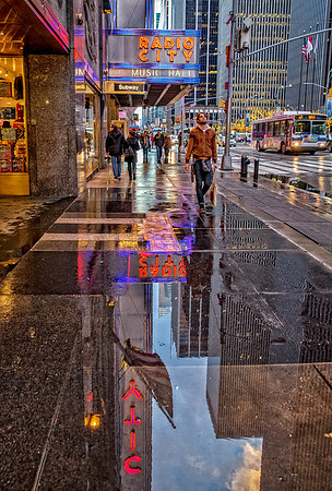Rainy Radio City Music Hall
