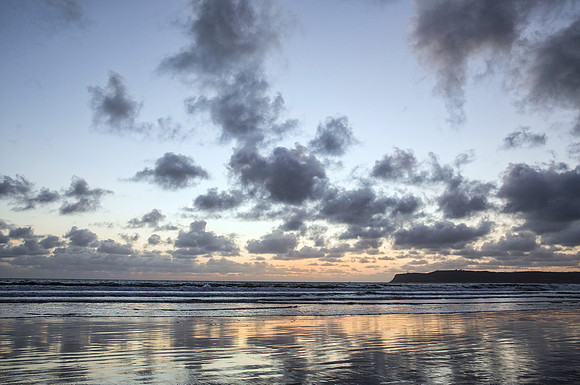 Coronado Beach at Sunset