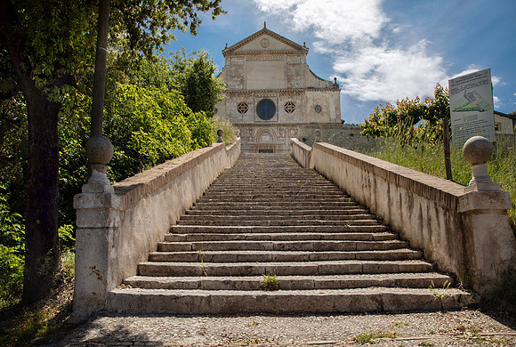 Spoleto Old Church with Staircase