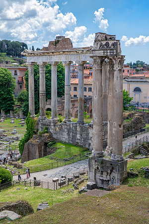 Roman Forum Aerial View