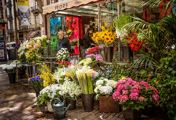 Florist on Las Ramblas